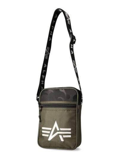 B.cause Alpha Industries Pilot Shoulder Bag - Sage/Camo