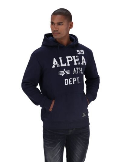 B.cause Alpha Industries Athletic Hoodie- Navy